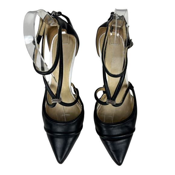 Lamb Gwen Stefani Y2K Leather Pointed Toe Ankle Strap Pointed Toe Heels 6 - Picture 3 of 8